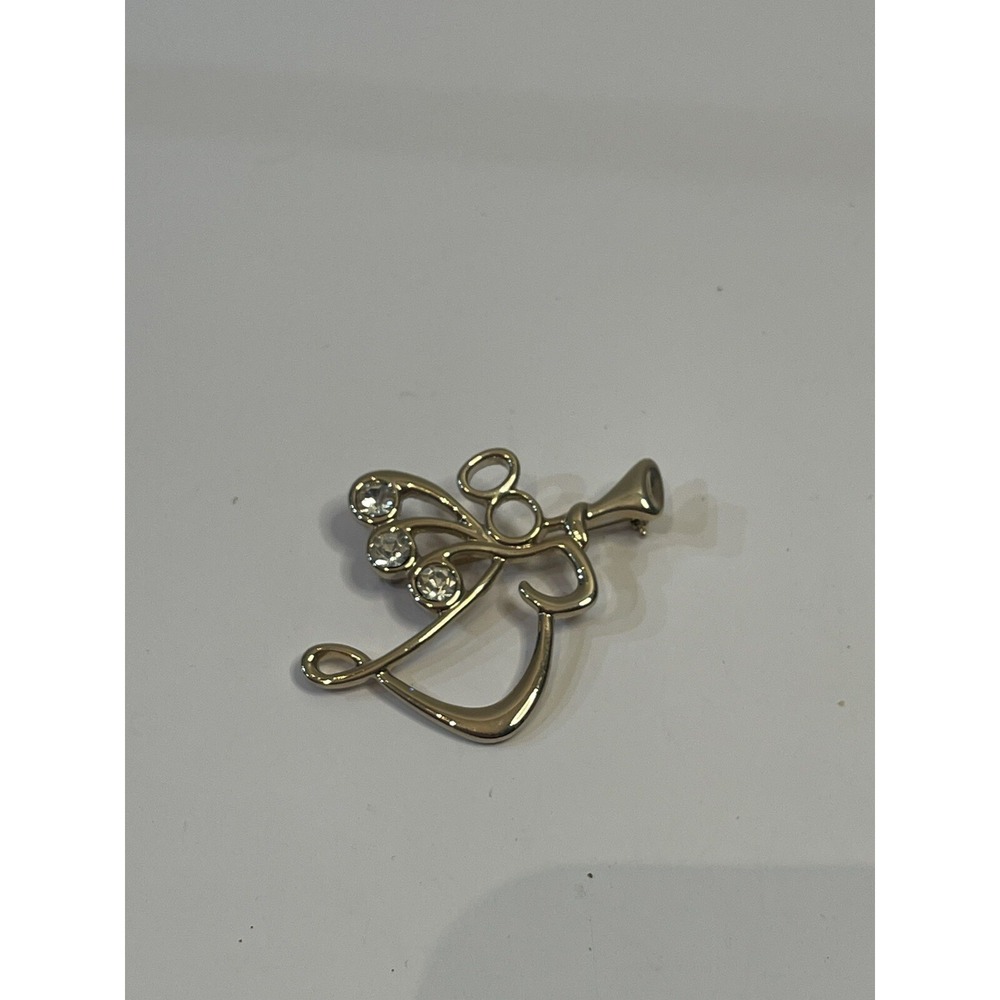 Angel With Horn Pin